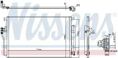 NISSENS 94917 Klıma Radyatoru Crafter 06>16 Sprınter 906 06>16 2E0820413 A9065000454
