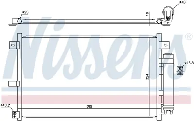 NISSENS 94949 Klıma Radyatoru NE5161480C