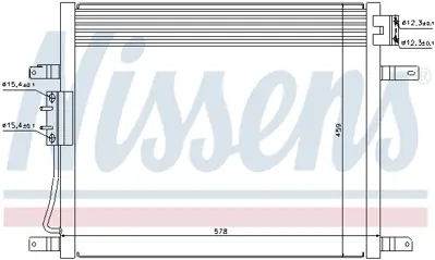 NISSENS 94972 Klıma Radyatoru Jeep Grand Cherokee Iı 99>05 K55116931AA