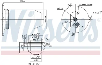 NISSENS 95007 Klıma Tupu Kurutucu Bmw E39 Manuel 8372985