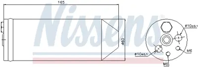NISSENS 95070 Klıma Kurutucu 80351SO1A01
