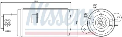 NISSENS 95076 Klıma Tupu S-Class W140 93>98 C140 94>99 A4635000249