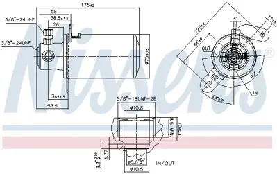 NISSENS 95078 Klıma Tupu C-Class W202 93>00 Clk-Class C208 97>02 A2028300083