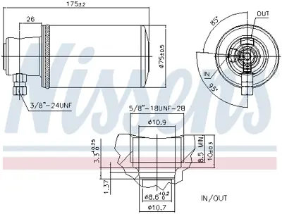 NISSENS 95229 Klıma Tupu V-Class 638/2 96>03 Vıto 638 96>03 A9015500080