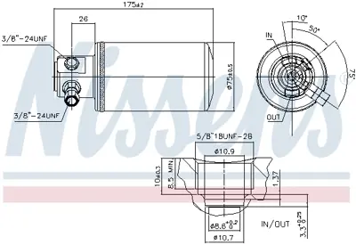 NISSENS 95230 Klıma Tupu Lt 28 35 46 96>03 Sprınter 96>06 A9015500180