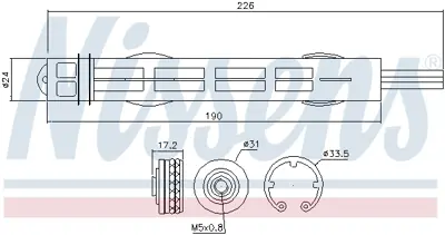 NISSENS 95488 Klıma Kurutucu 921920001R