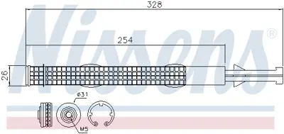 NISSENS 95526 Klıma Kurutucu 8X0898191A