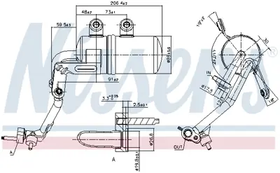 NISSENS 95570 Klıma Kurutucu Tupu Kuga I 08>13 2.0 Tdcı 2.5 T 8V4119E647AC