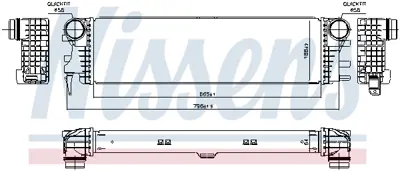 NISSENS 96017 Turbosarj Radyatoru V-Class W447 14> Vıto W447 14> A4475011301