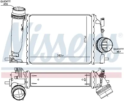 NISSENS 961120 Turbo Radyatoru 144614EA1B