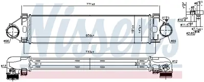 NISSENS 961501 Turbo Radyatoru 31338476