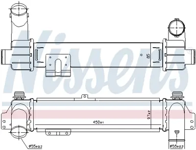 NISSENS 96215 Turbo Radyatoru 281904A160