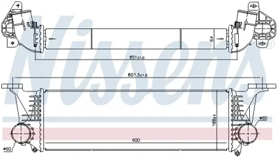 NISSENS 96246 Turbo Radyatoru Intercooler Daıly Iv V Vı 06> 600 X 188 X 64 5802036825