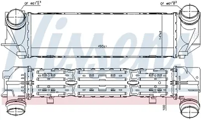 NISSENS 96321 Turbo Radyatoru 17117618768