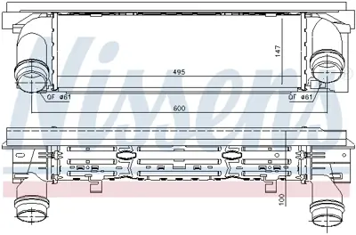 NISSENS 96344 Turbo Radyatoru 7600533