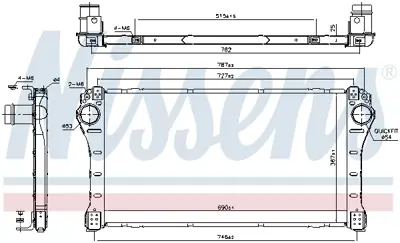 NISSENS 96401 Turbo Radyatoru 179400R040