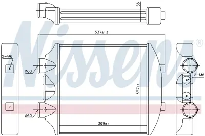 NISSENS 96405 Turbo Radyatoru 6LL145804
