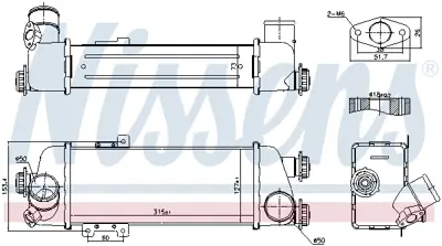 NISSENS 96409 Turbo Radyatoru 282712A600