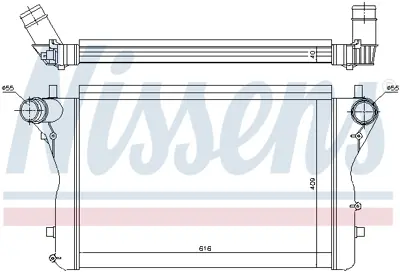 NISSENS 96420 Turbo Radyatoru 1K0145803P