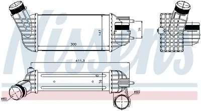 NISSENS 96512 Turbo Radyatoru 384P3