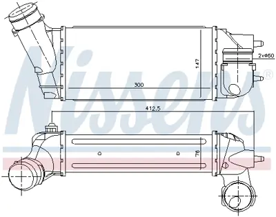 NISSENS 96518 Turbo Radyatoru 384K5 E256081