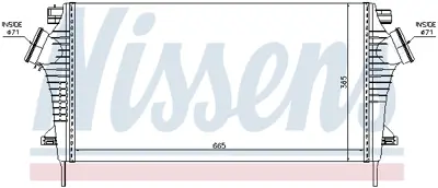 NISSENS 96554 Turbo Radyatoru Saab 9-5 2010-> Insıgnıa A16let B16dth A20dtc Y20dth 13241751