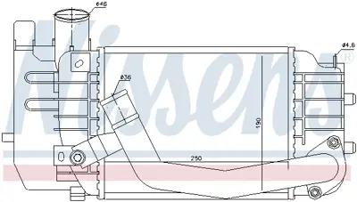NISSENS 96565 Turbo Radyatoru 179000N030