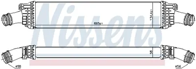 NISSENS 96567 Turbo Radyatoru Audı A4 A5 A6 Q5 2.0tfsı 1.8tfsı 2.0tdı 08> 8K0145805P