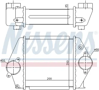 NISSENS 96570 Turbo Radyatoru RF5C13565A