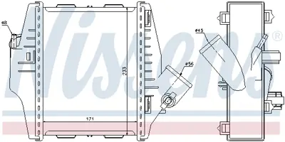 NISSENS 96579 Turbosarj Radyatoru Smart Fortwo Coupe (451) 07> Fortwo Cabrio (451) 07> 
