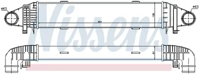NISSENS 96596 Turbosarj Radyatoru C-Class W204 08>14 E-Class W212 11>15 A2045000500