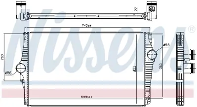 NISSENS 96601 Turbo Radyatoru Volvo Xc90 I (275) 2.5 T - D3-D5-T6 Awd 02>09  8627375