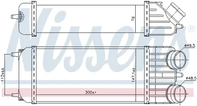 NISSENS 96612 Turbo Radyatoru 384N1 E256091