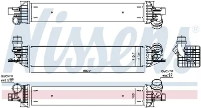 NISSENS 96625 Turbo Radyatoru 144960001R