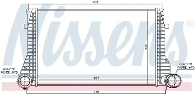 NISSENS 96633 Turbo Radyatoru 1J0145834L