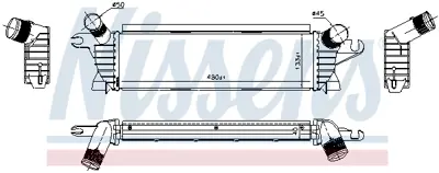 NISSENS 96648 Turbo Radyatoru 2141000Q0C 8200140970