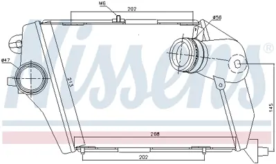 NISSENS 96674 Turbo Radyatoru 4E0145805D