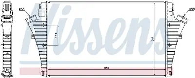 NISSENS 96684 Turbo Radyatoru 6302046