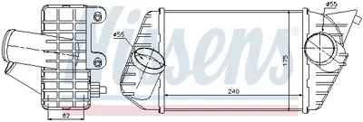 NISSENS 96700 Turbo Radyatoru 46745841