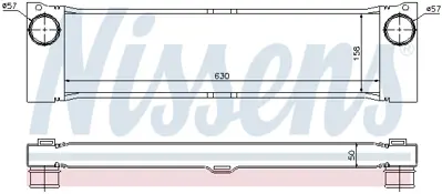 NISSENS 96729 Turbosarj Radyatoru Vıano W639 03> Vıto W639 03> A6395010301