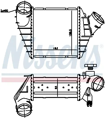 NISSENS 96759 Turbo Radyatoru 1C0145805C