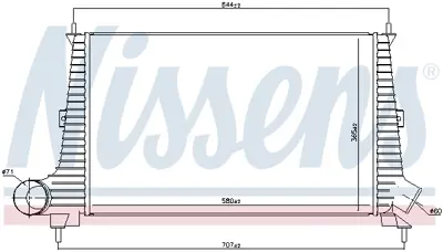 NISSENS 96891 Turbo Radyatoru 4726568