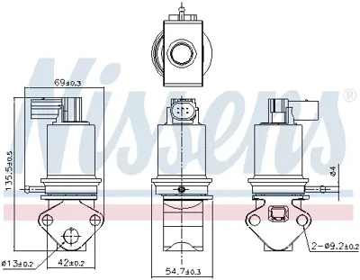 NISSENS 98179 Egr Valfı A2 Caddy Fabıa Octavıa Toledo Aua Aub Bby Bbz 1,4 36131503M