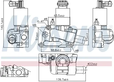 NISSENS 98204 Egr Valfı Corsa B+tıgra A 1,0 12v (Eng, X10xe) R1090062