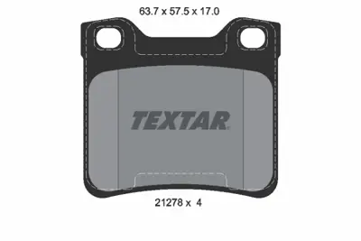 TEXTAR 2127803 Fren Balata Seti  425266