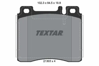 TEXTAR 2130304 Fren Balata Seti  A0054200520