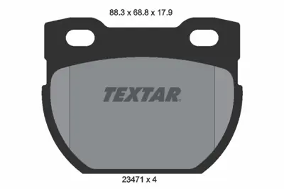 TEXTAR 2347103 Fren Balata Seti  SFP000250