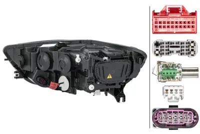 DEPO 446-1140RMLDAEM Far Sağ 4G0941754E 4G0941754C 4G0941754 4G0941032 4G0941030F