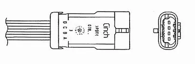 NGK 91508 Oksijen Sensörü Oza660-Ee21/01 Clıo Iı-Iıı-Kango-Laguna-Iı Megane-Iı Trafıc-Iı 7700107433 6LS001 7700107561 4408954 91160174 7700107541 7700108027 8200196260 7701107561 2269000QAA