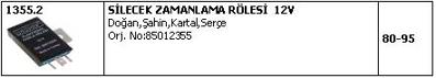 UNUVAR 1355-2 Silgi Fasıla Rölesi 1355.2 Dks Serçe 850123550